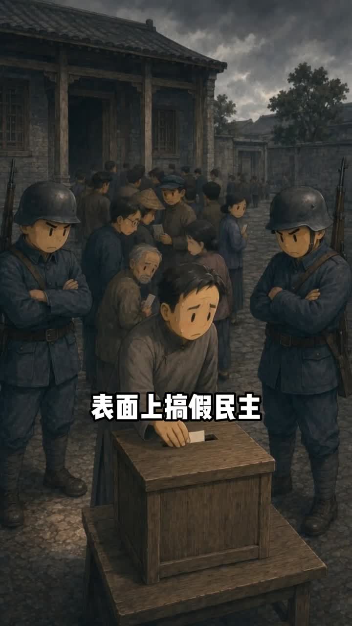 表面上高喊民主,背地里却是真独裁