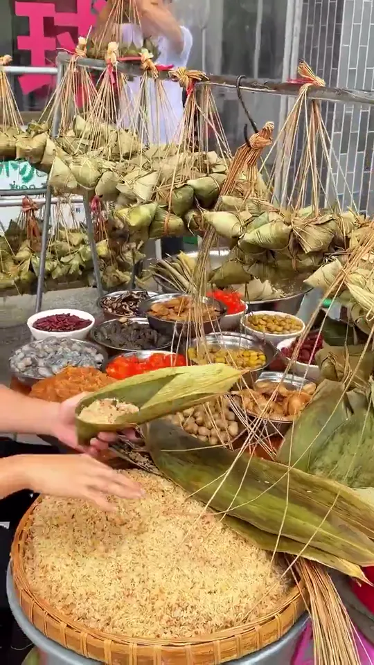 Zongzi (sticky rice dumplings) - a delicacy