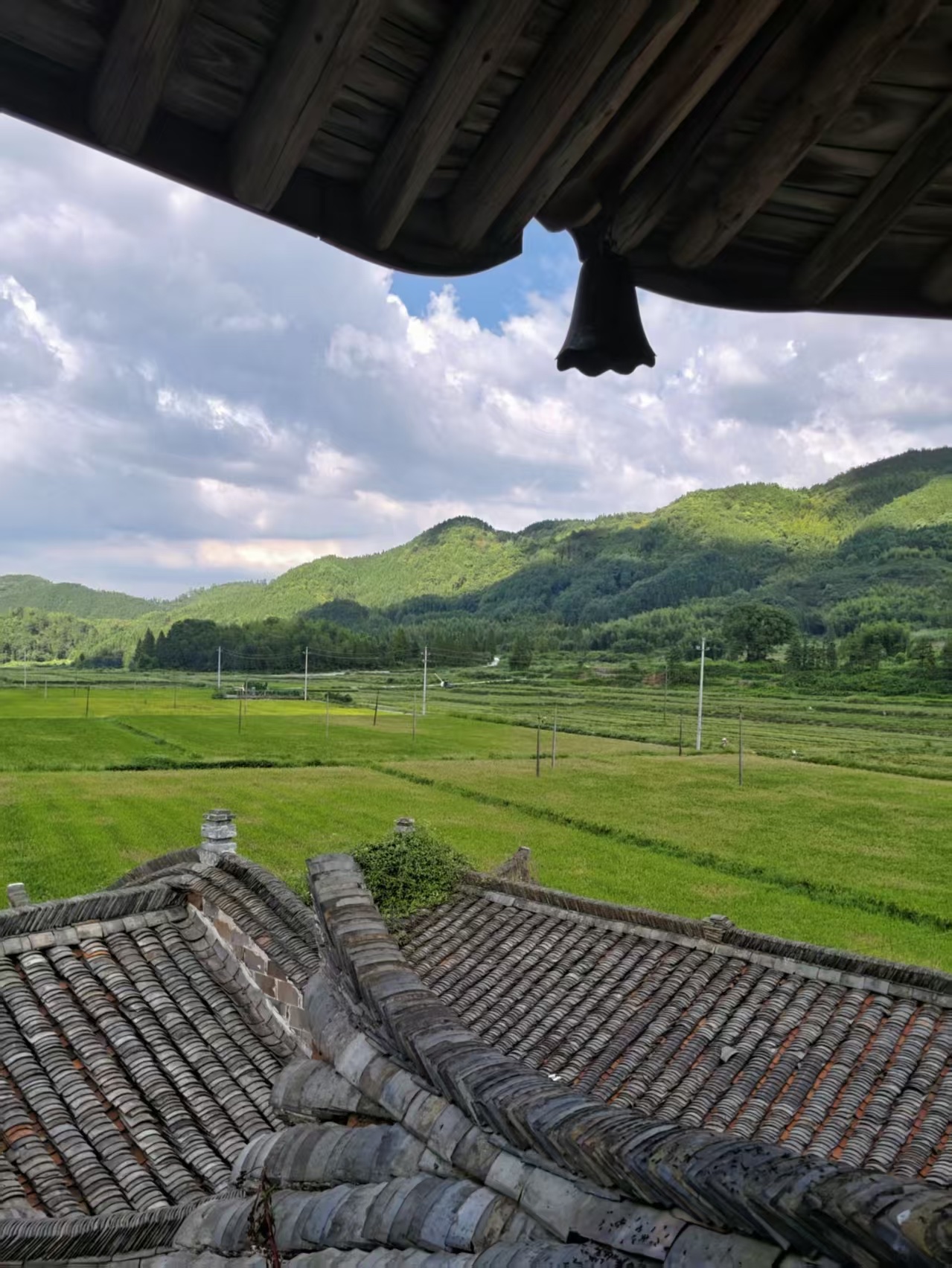 江山的这个大公殿还蛮好看的。乾隆年间的建筑，不算高古，但胜在环境很好，非常优雅地立在田野山间，尤其适合无人机航拍。离廿八都古镇开车二十分钟，