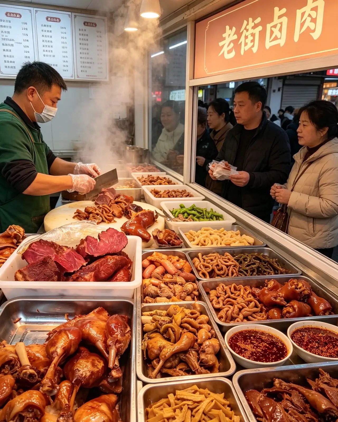 发现了没,
满大街的卤肉店,
都陷入一个死循环了!
我同学的邻居开了一家绝味鸭脖,
开了好多年了,最近倒闭了,
主要原因挣不到钱,她现在去
