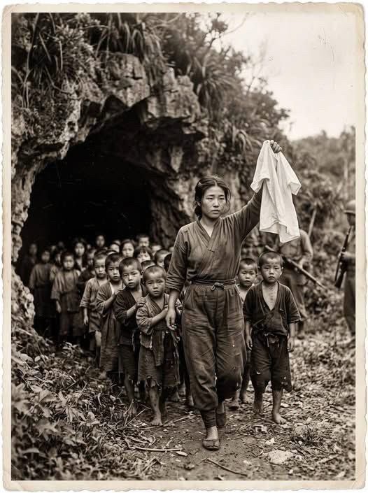 1945年6月,冲绳的一位22岁的教师森惠子,接到命令,要求她的30名学生不要投降,而是用手榴弹自杀。
她拒绝了这一命令。她对学生们说: