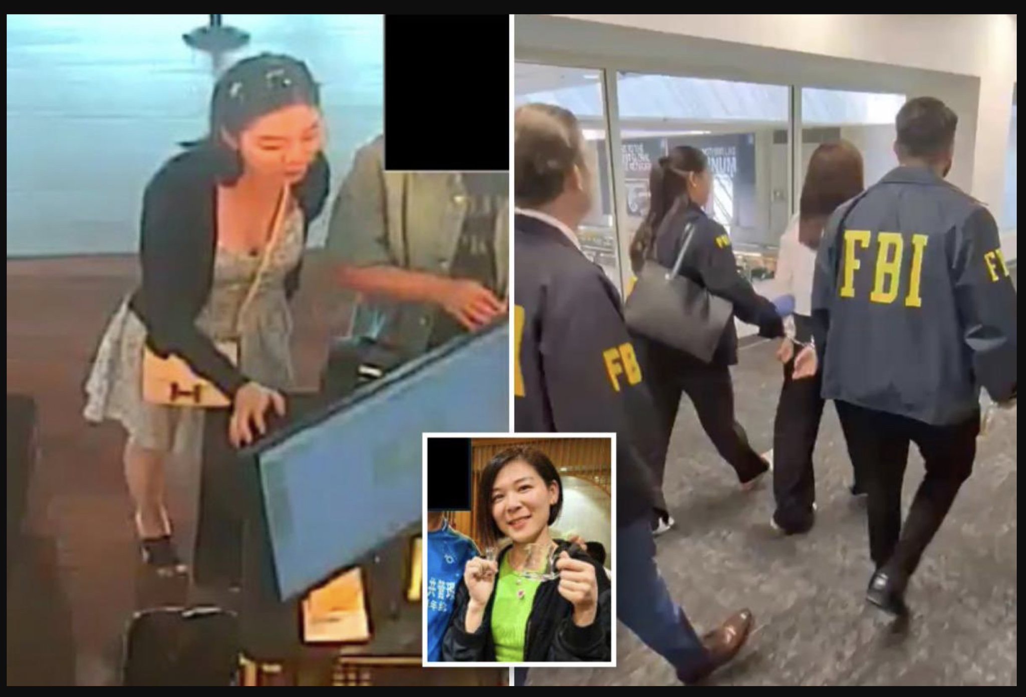 FBI这次抓到的,可能不只是一个“拍照片的人”。🔥
34岁的 Wanying “Heather” Zhang 是已经入籍的美国公民,在加州